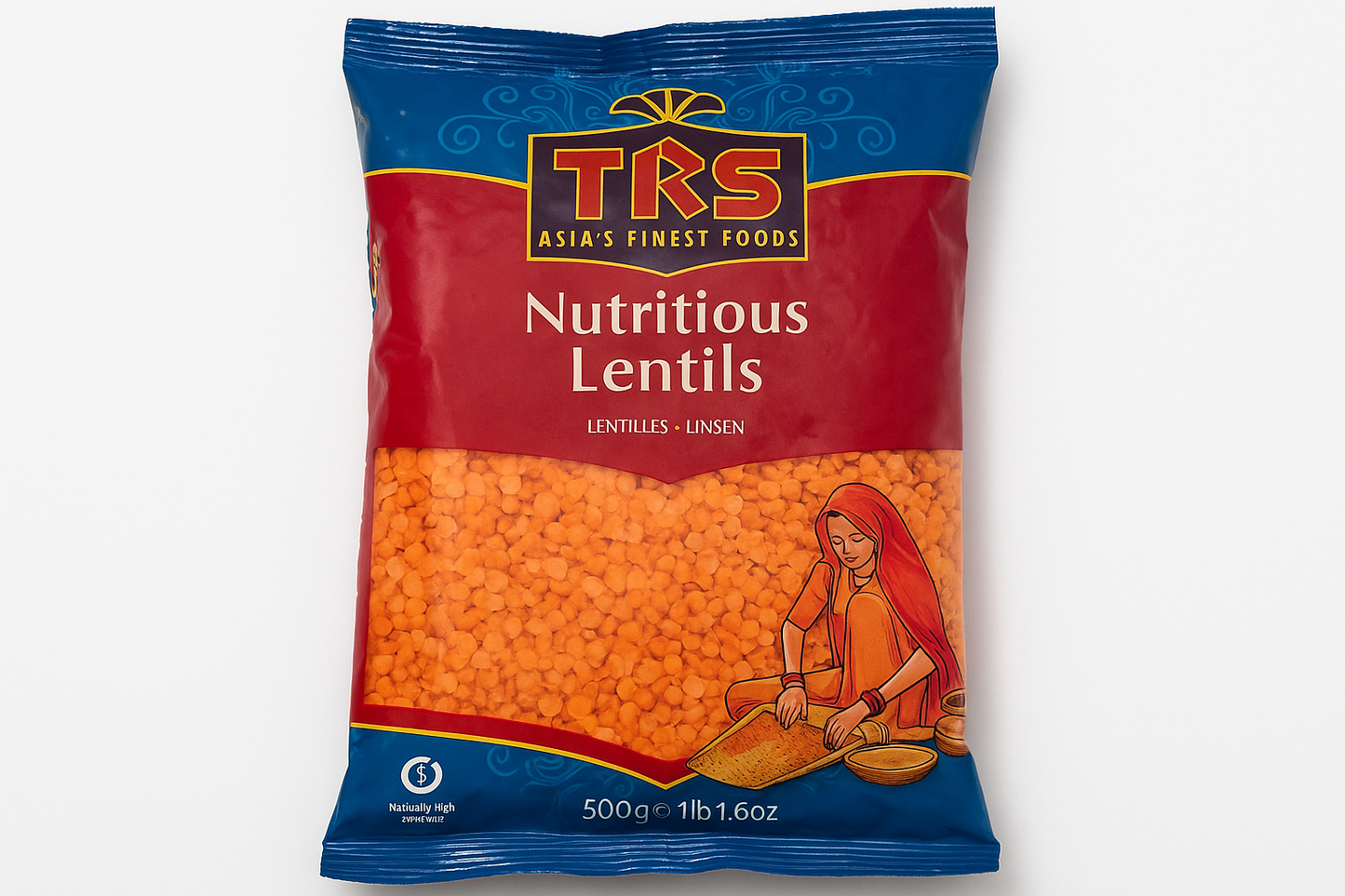 TRS Red Masoor Dal 500g - verkleinert