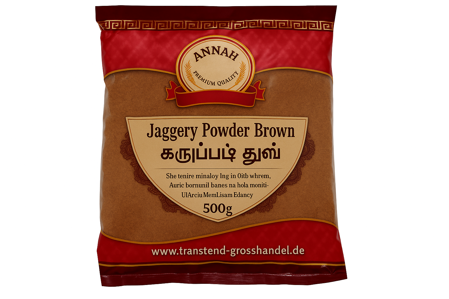 Annam Brown Jaggery Powder - mit tamilischer Übersetzung