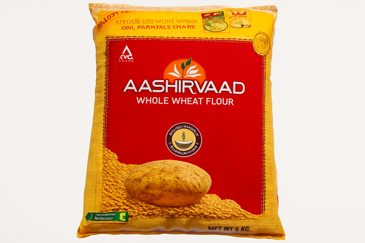 Aashirvaad Whole Wheat Flour 5kg - verkleinert