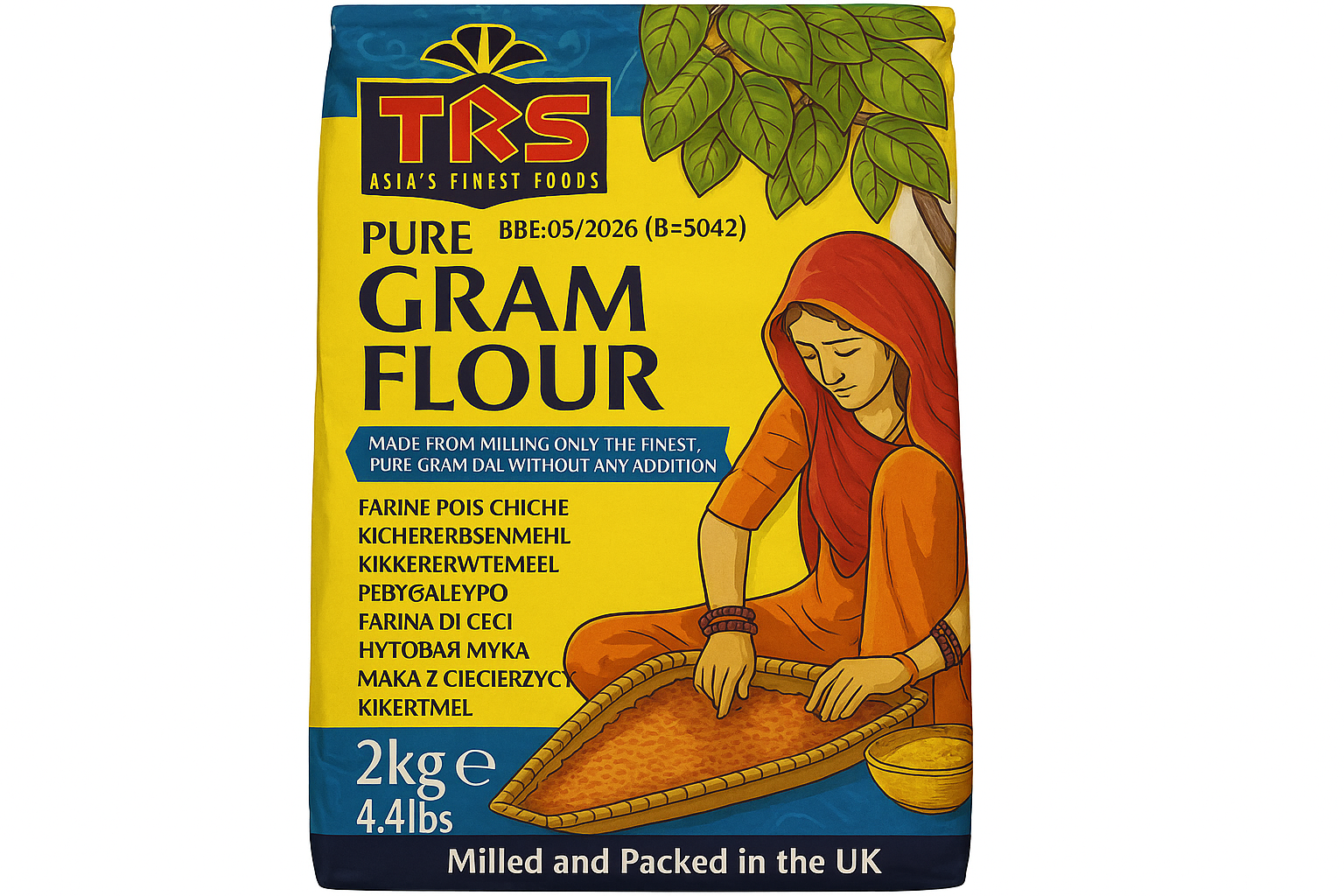 TRS Gram Flour 2kg - verkleinert