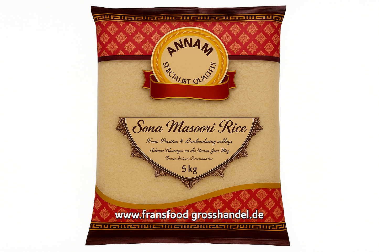 Annam Sona Masoori Rice - nach Vorlage